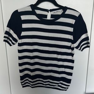 Striped knit top